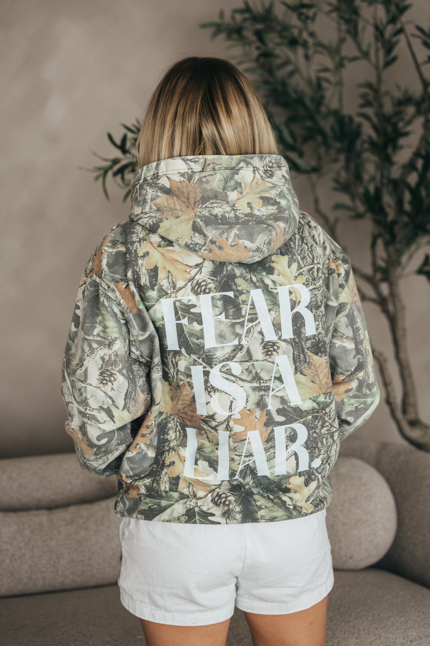 Fear is a Liar - Camo Hoodie (unisex)