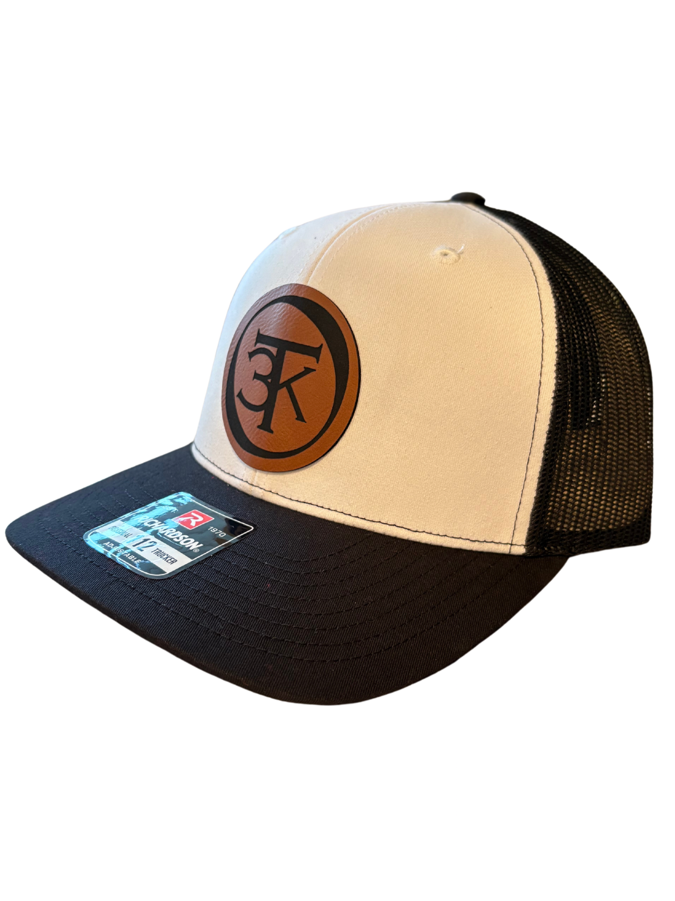 3TK White/Black Cap
