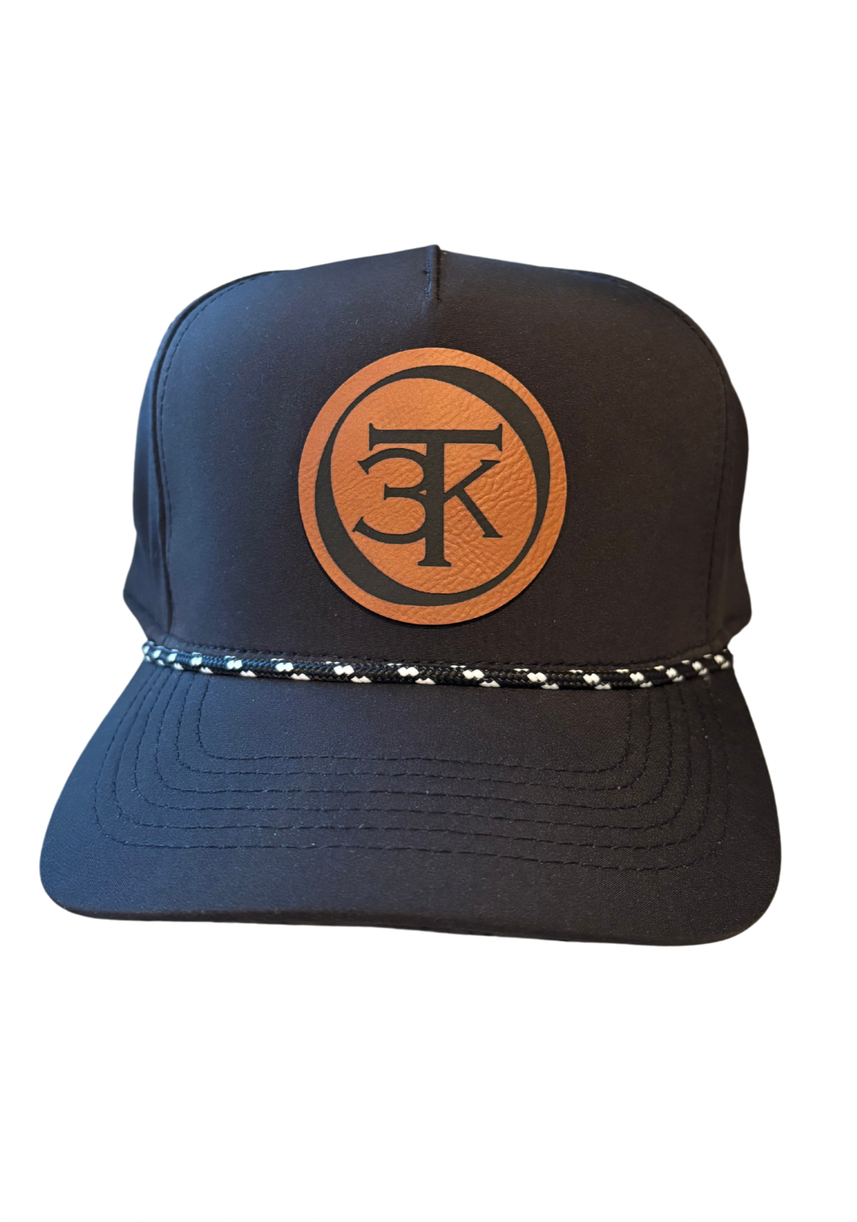 3TK Black Rope Cap